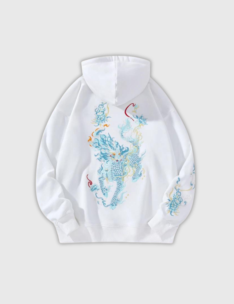 stay chic and classy by wearing our edition of the embroidery design hoodie 