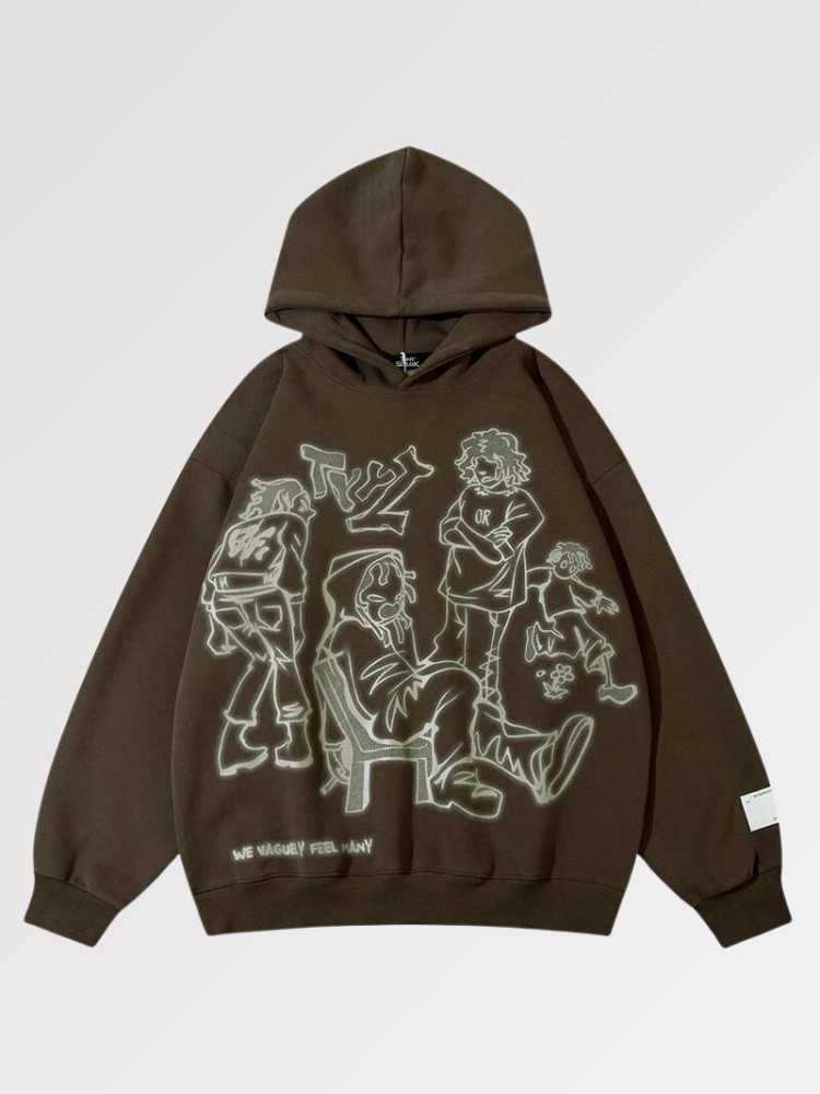 Our hoodie streetwear is a real cotton piece referring to the Japanese culture