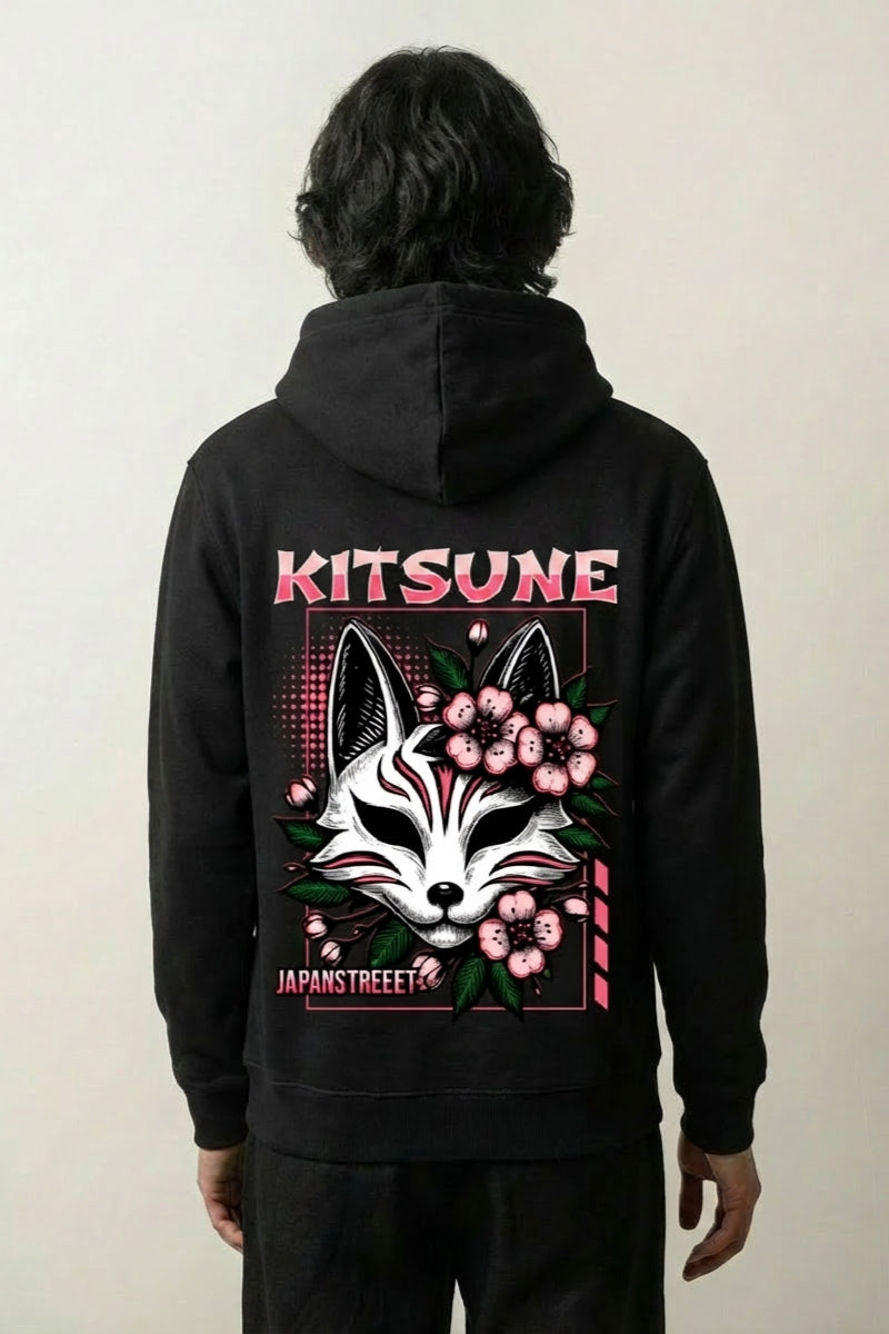 Kitsune Hoodie - キツネ – JAPAN CLOTHING