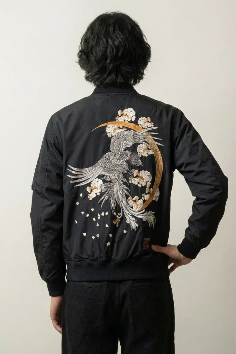 アート・デザイン・音楽 JAPANESE EMBROIDERED JACKETS VOL.1 Japanese Embroidery Mens Jacket Coat Boys Hip Hop Streetwear
