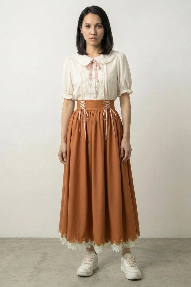 Persimmon Japanese Dress Set Kakiha