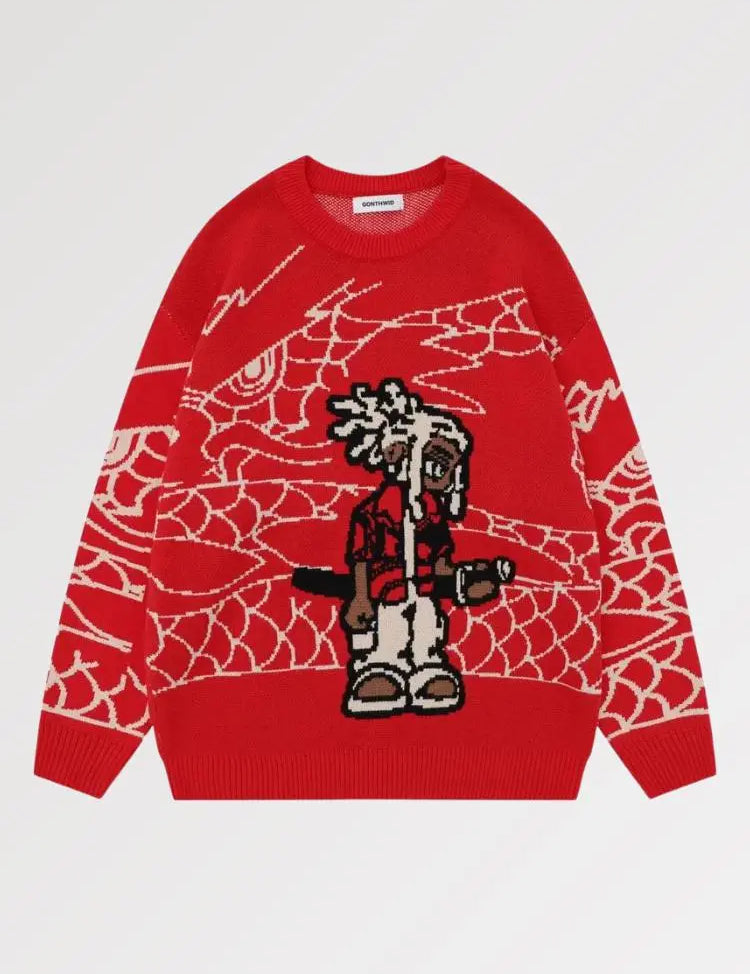 Our samurai sweater is a timeless nugget of streetwear and asian fashion
