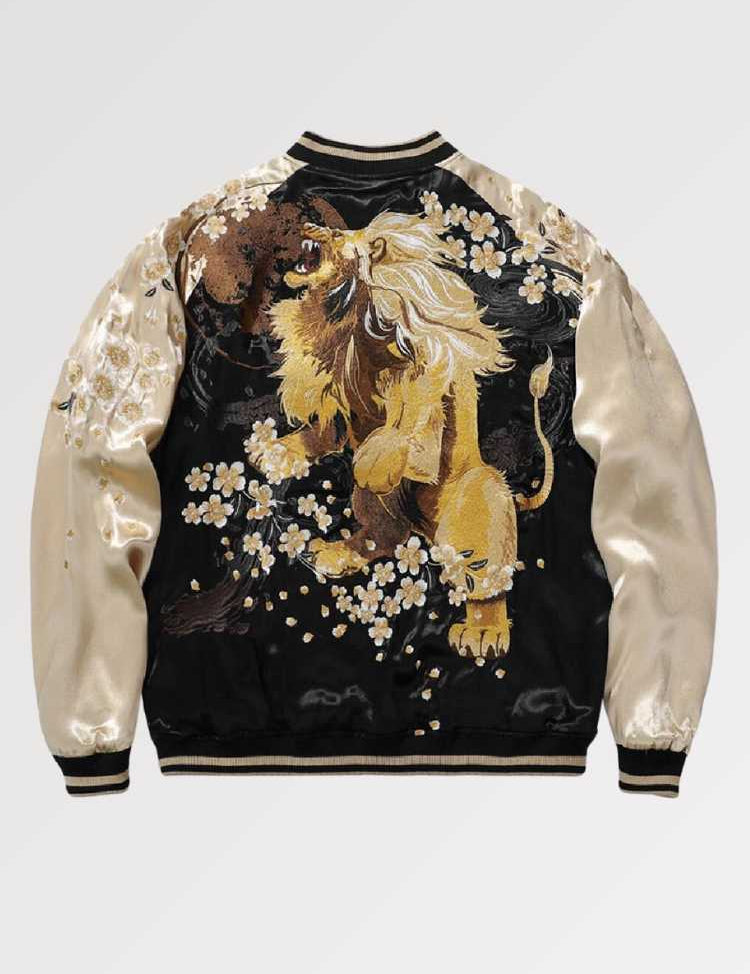 Get your vintage sukajan jacket, a traditional hand-embroidered piece