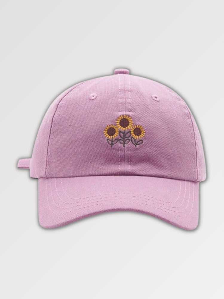embroidered logo cap