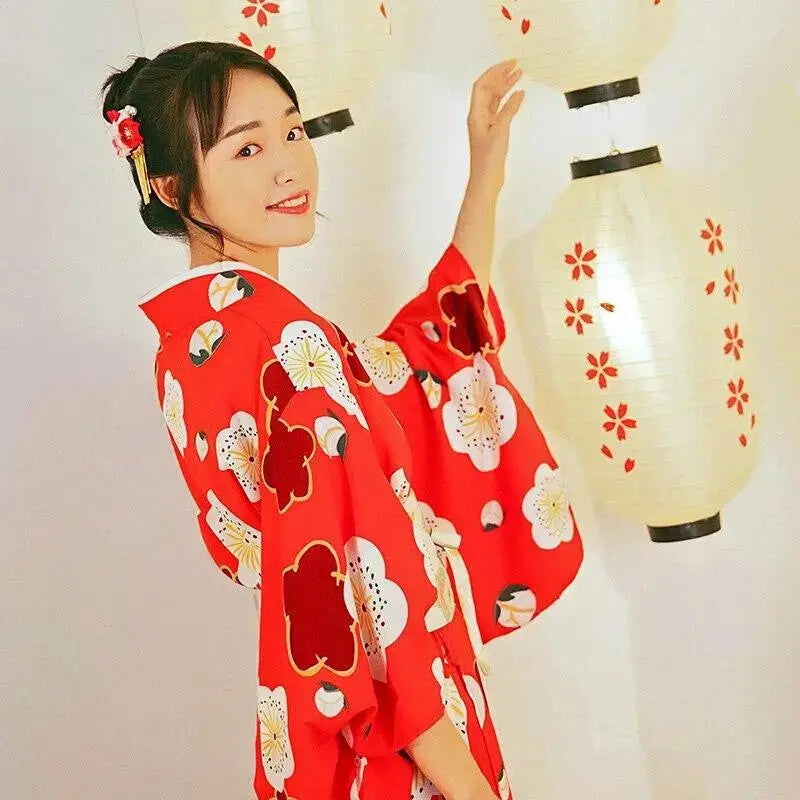 Japan Traditional Plus Size Fashion Japanese Anime Robe
