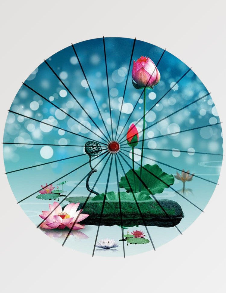 Japanese lotus umbrella