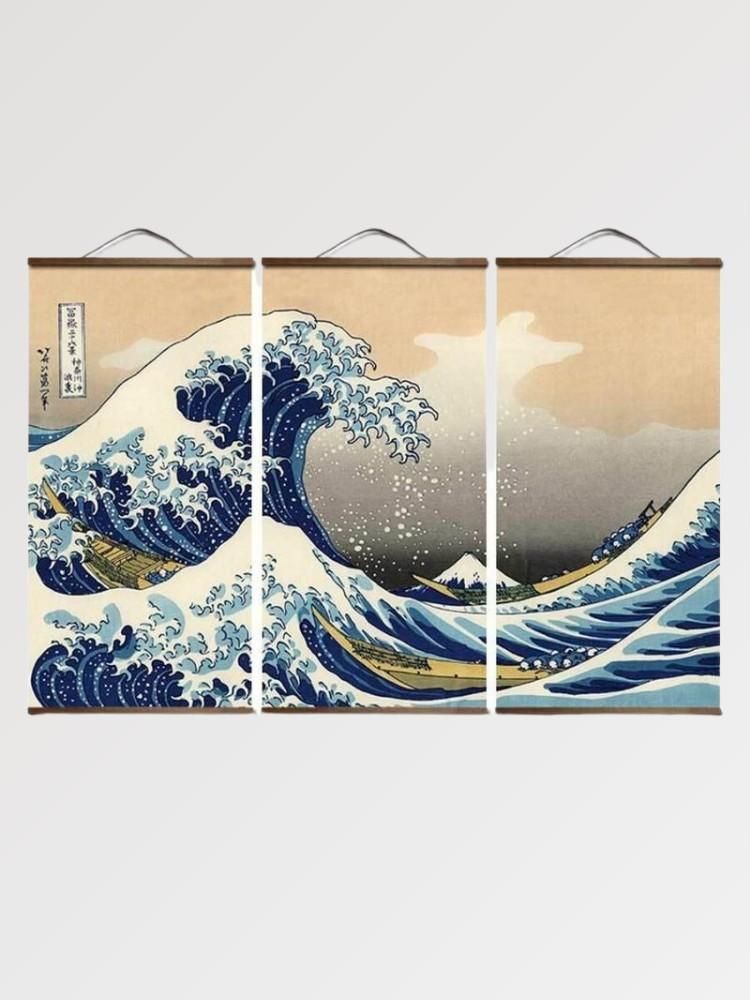 Japanese painting Wave