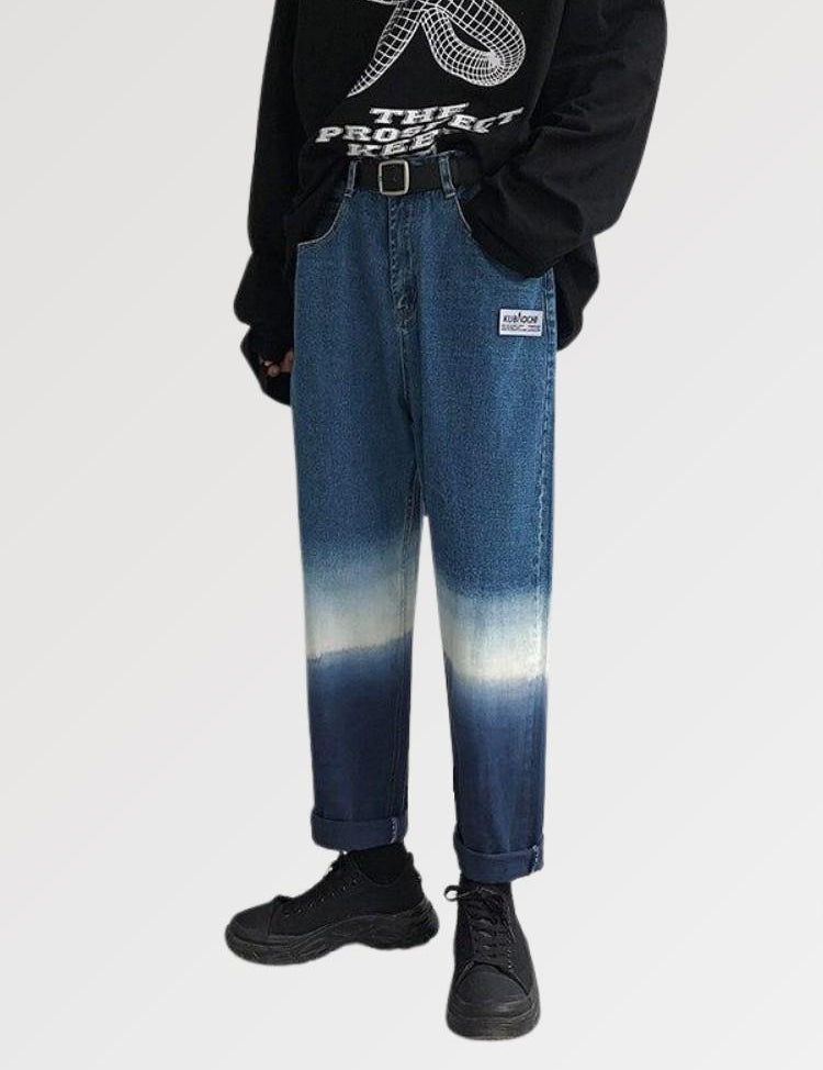 Tie Dye Jeans with Bleach 'Kirana'