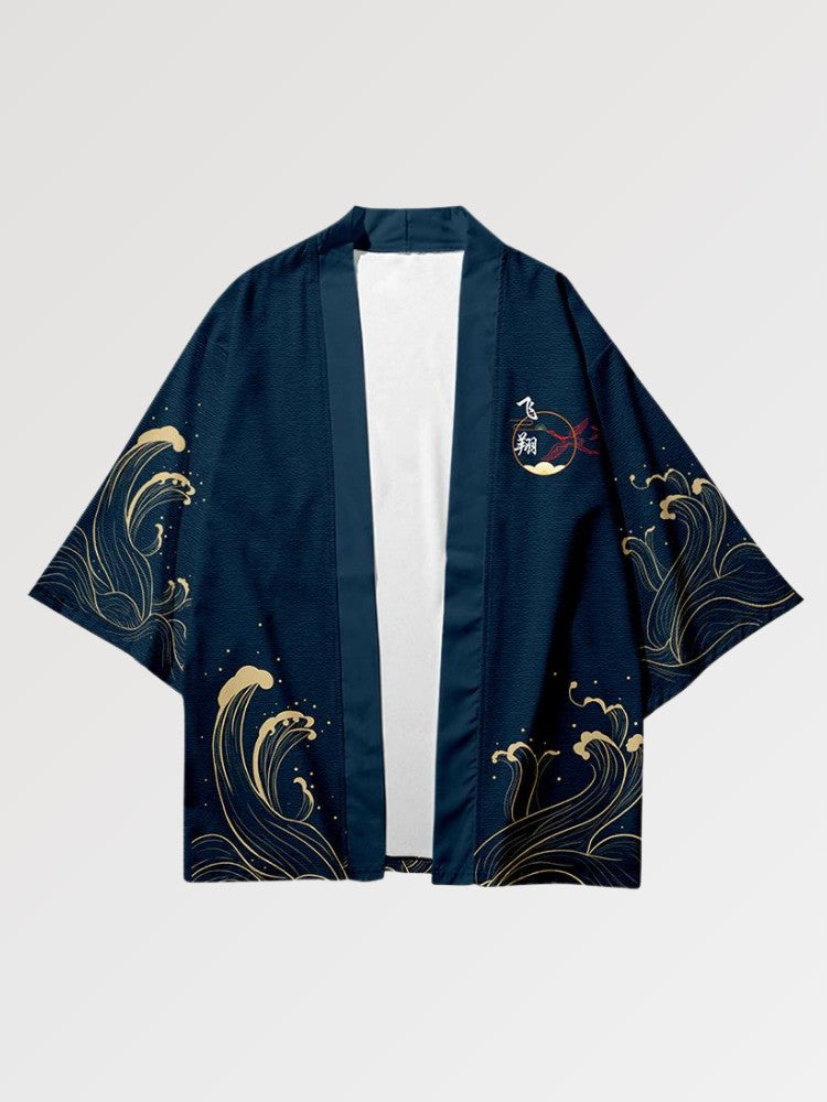 Japanese men's haori on sale jacket