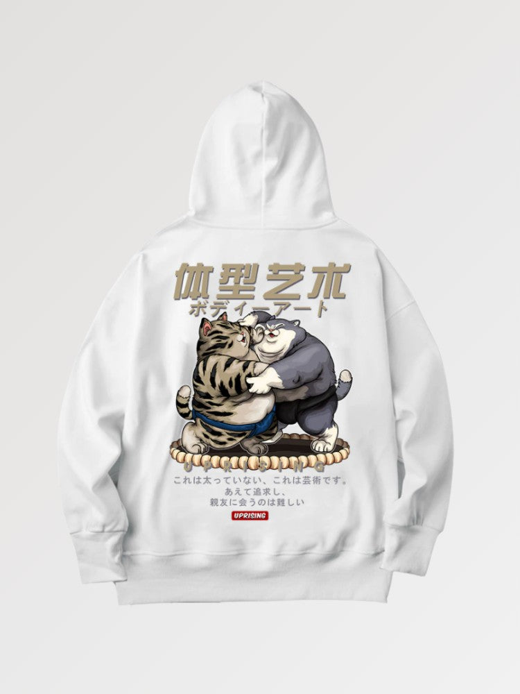 Embody the soul of a sumotori during your daily fights by wearing our hoodie japanese style
