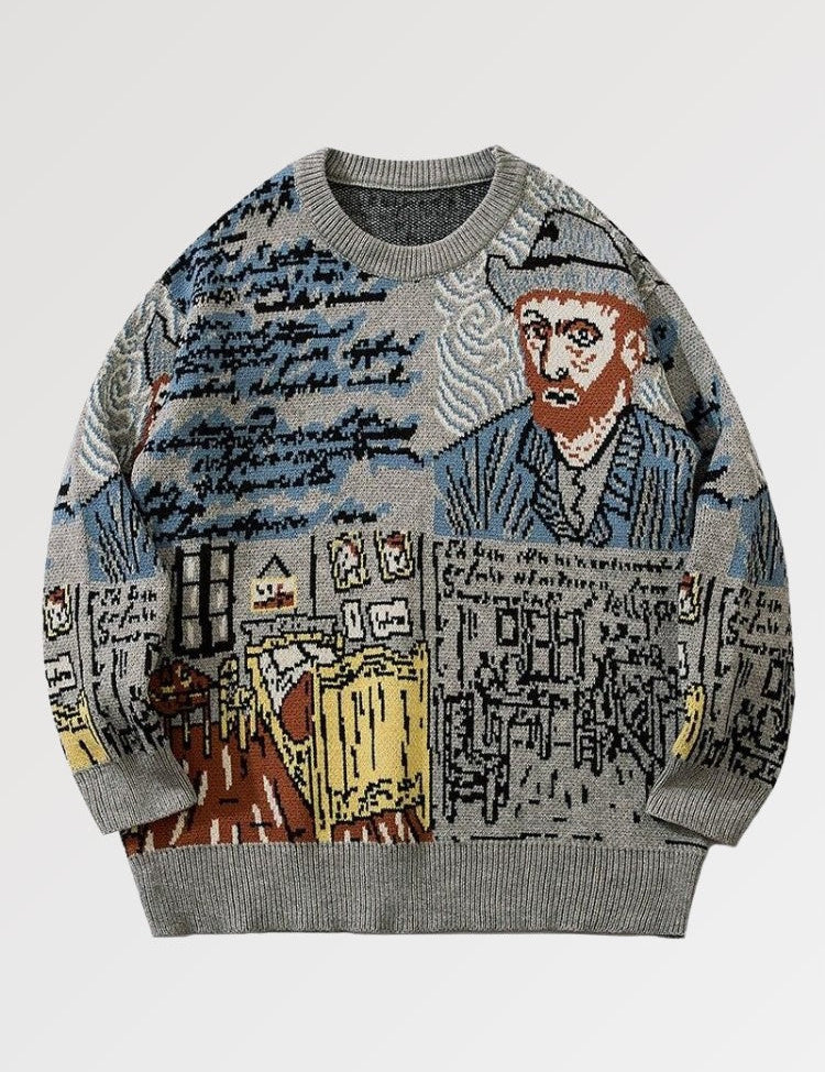 You will easily recognize all the iconic elements in this japanese aesthetic sweater