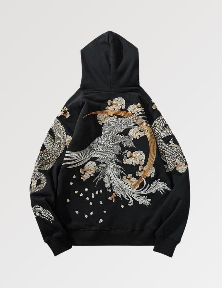 Japanese Embroidered Hoodie
