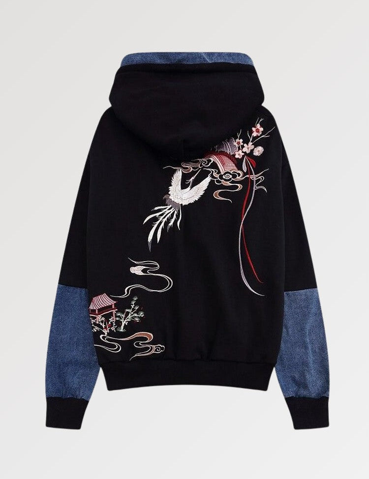 Japanese Floral Hoodie