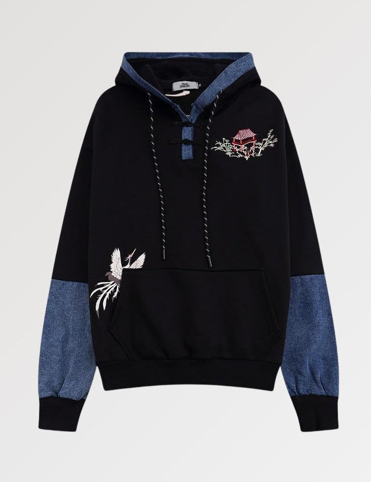 Embrace the famous cherry blossoms by wearing the japanese floral hoodie