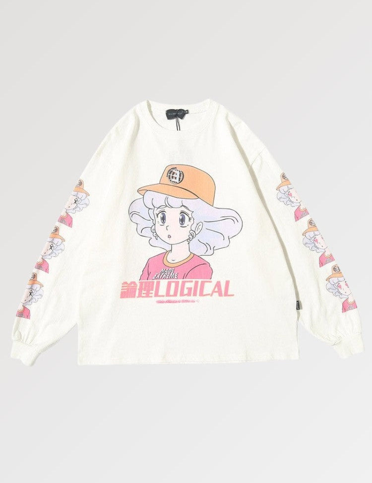 Japanese Long Sleeve Shirt 'Logical'