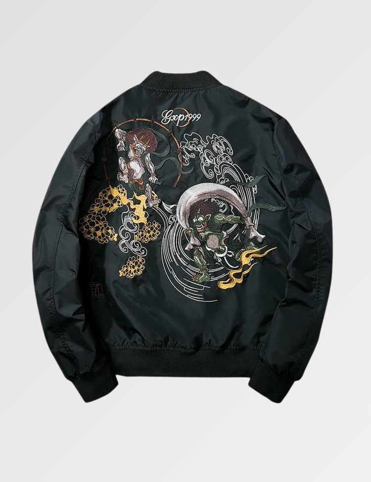 Japanese Streetwear Bomber Jacket