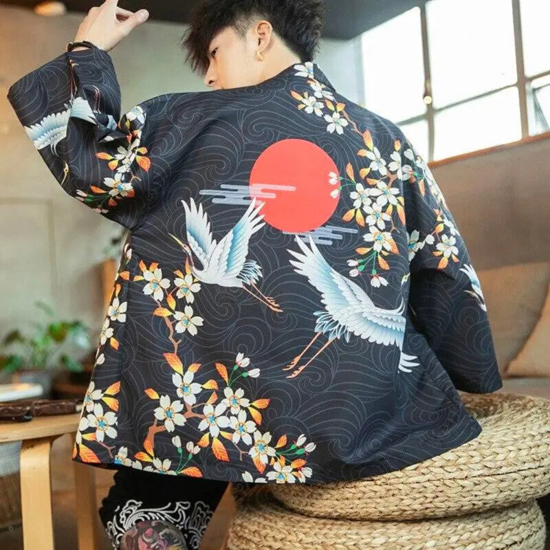 Mens Summer Kimono Japan-Clothing - Main Image