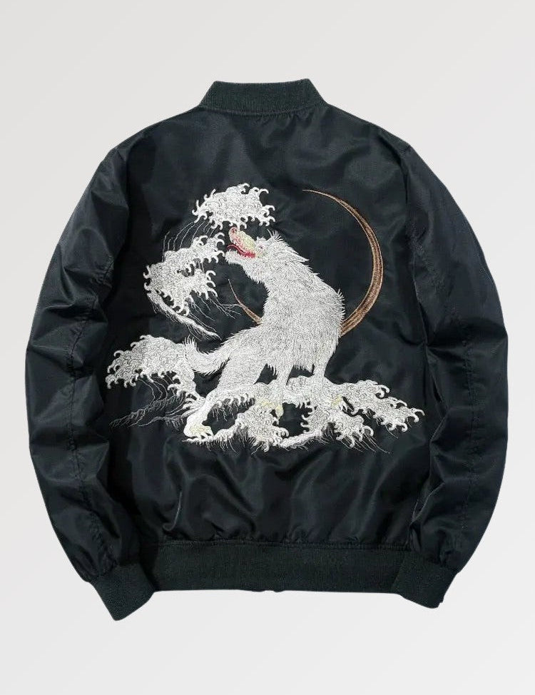 Wolf Bomber Jacket