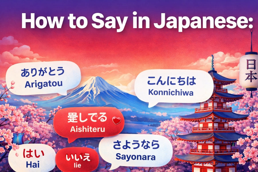 How to Say in Japanese: The Ultimate Guide to Everyday Words, Phrases & Expressions