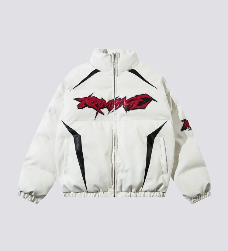 Y2K Jacket Zip Up - 生命の祈り