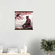 Japanese painting Sakura 'Samurai'