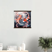 Japanese Koi Fish Painting 'Tetsuki'