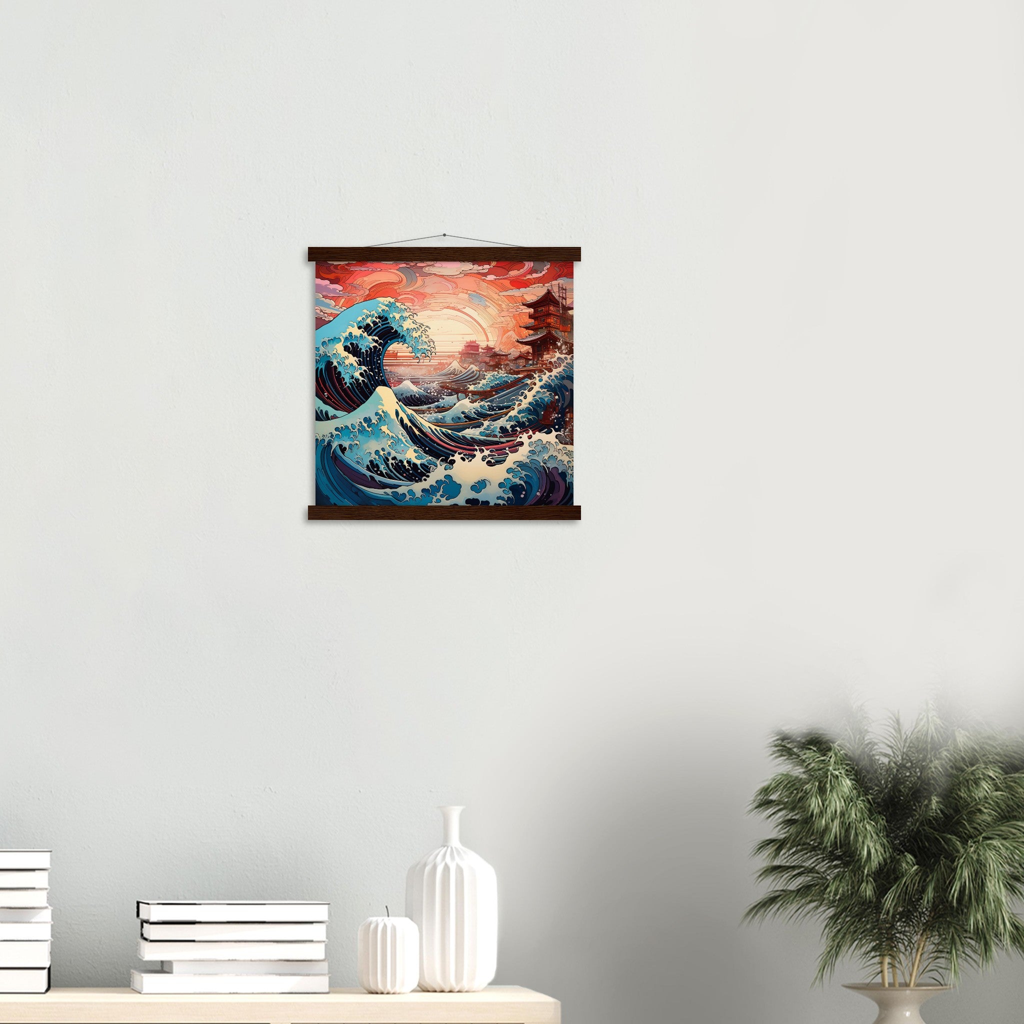 The Wave Japanese Painting 'Utawaro'