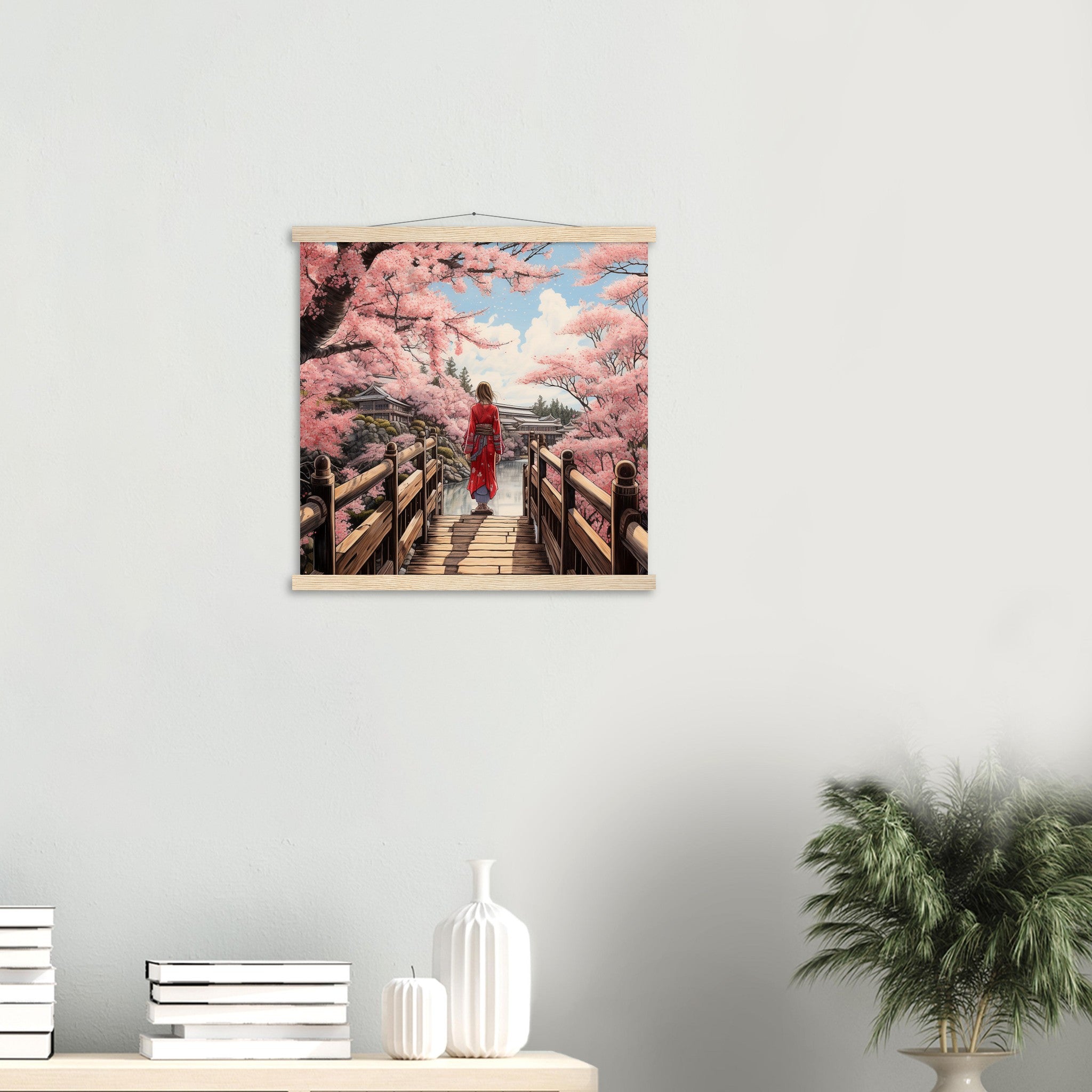 Japanese Cherry Blossom Painting 'Sakura'