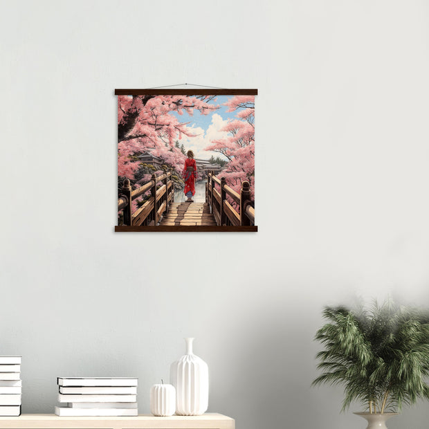 Japanese Cherry Blossom Painting &