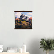 Japanese Temple Painting 'Himeji Castle'