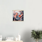 Japanese Koi Fish Painting 'Tetsuki'