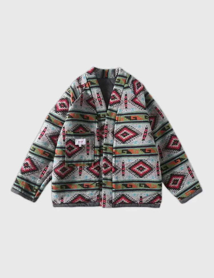 American Pattern Reversible Hanten