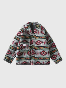 American Pattern Reversible Hanten