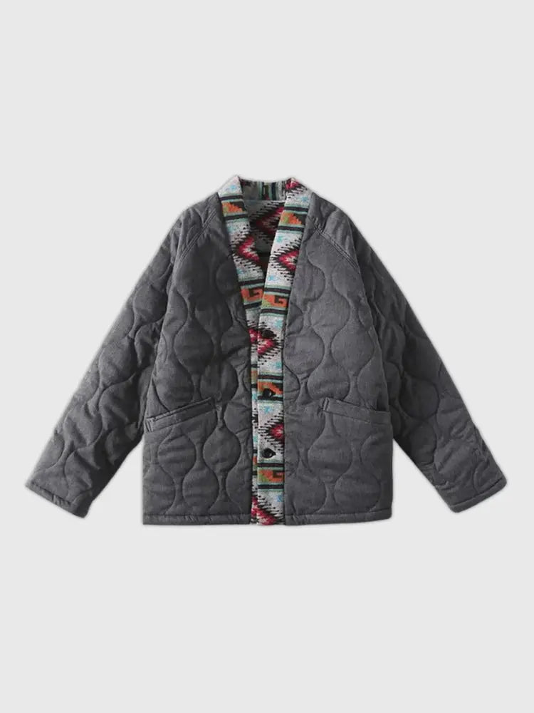 American Pattern Reversible Hanten