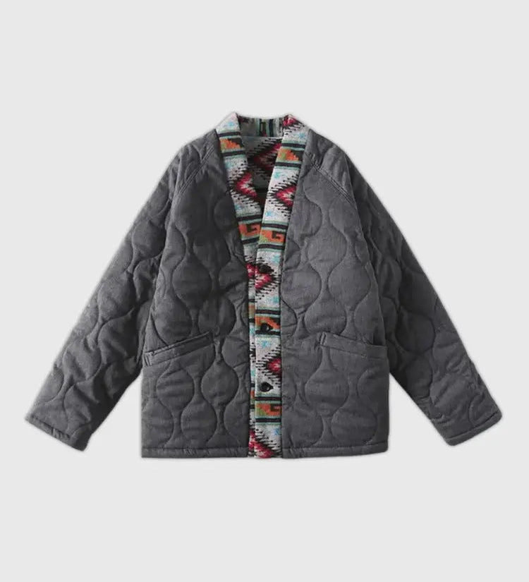 American Pattern Reversible Hanten