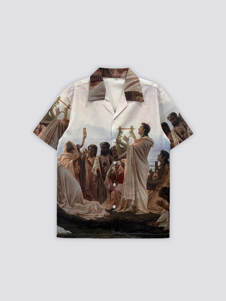 Antique Art Shirt - Japan Clothing
