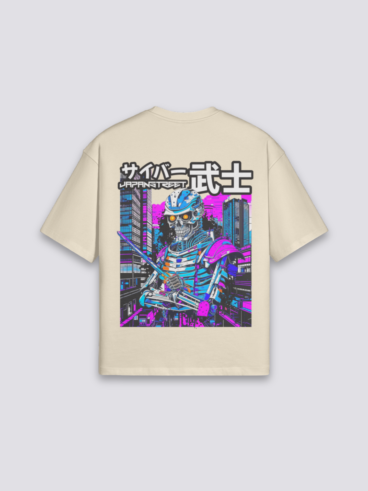 Cyberpunk T-Shirt - サイバーパンク — cyberpunk samurai graphic (1)