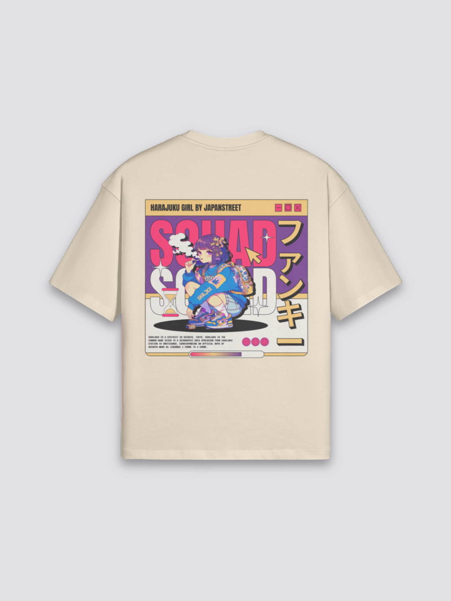 Harajuku T-Shirt - カワイイ — Harajuku kawaii graphic (1)