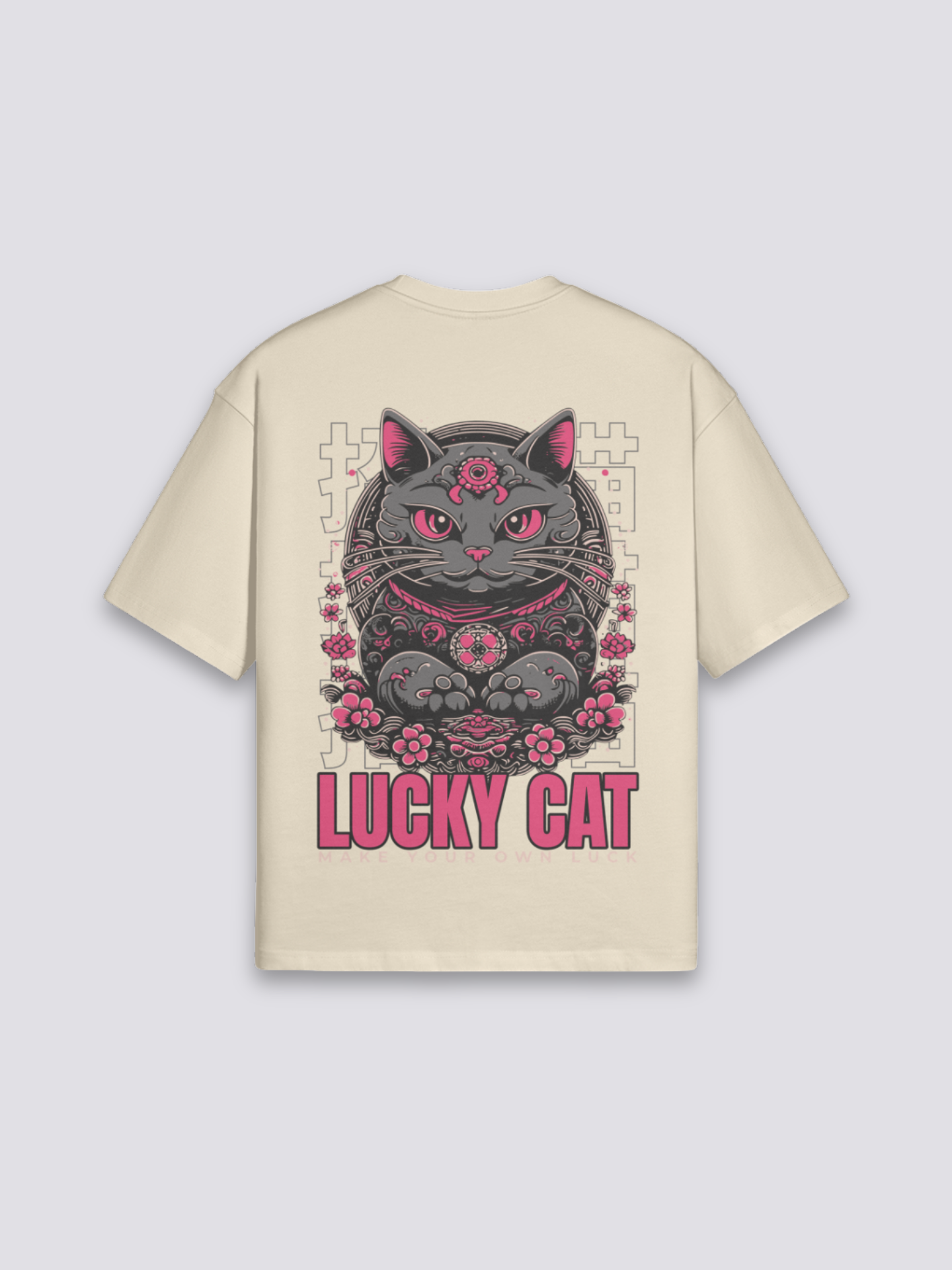 Maneki Neko T-Shirt - 招き猫 — maneki neko graphic (2)