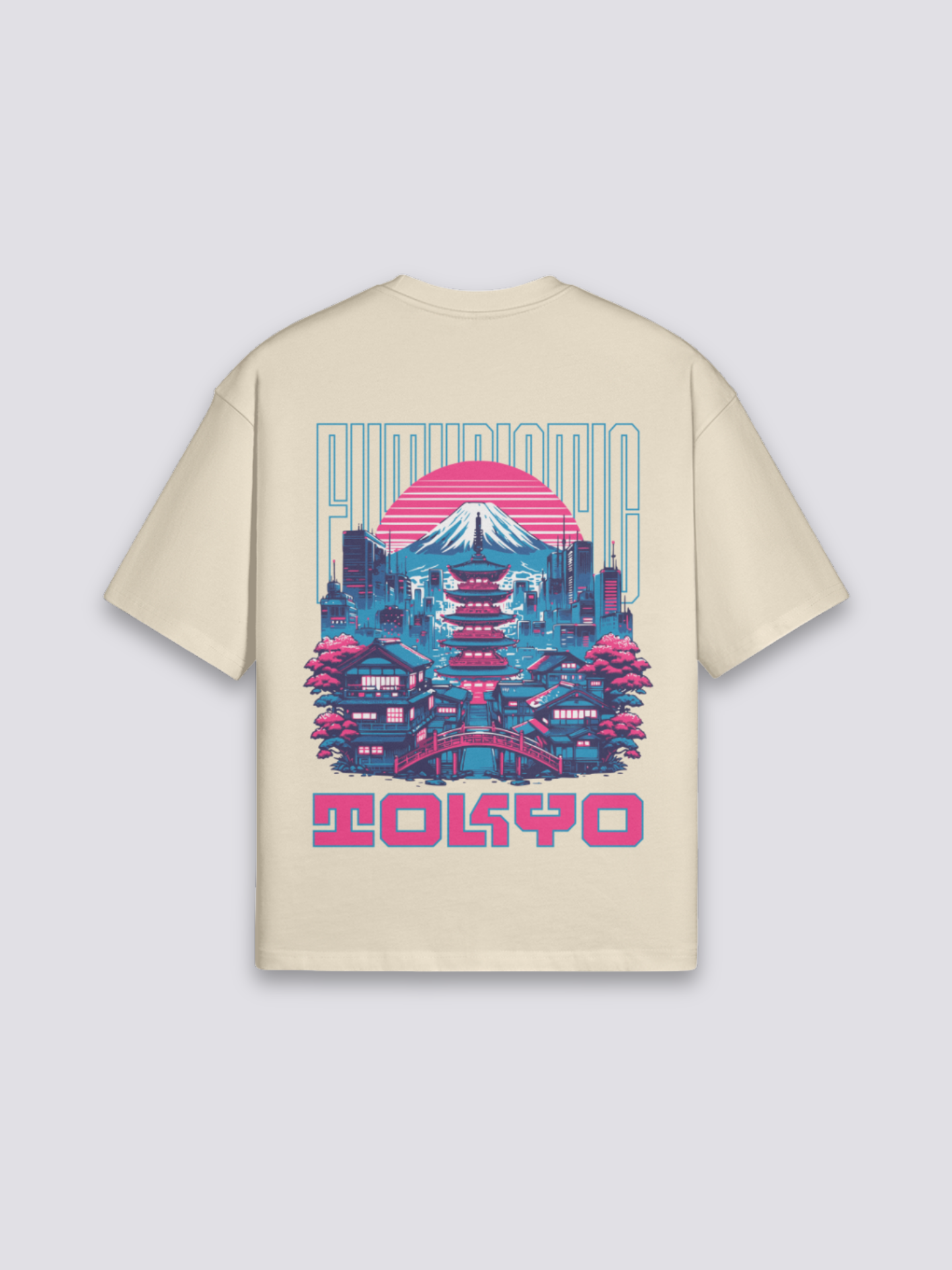 Tokyo T-Shirt - とうきょう — Tokyo neon graphic (2)