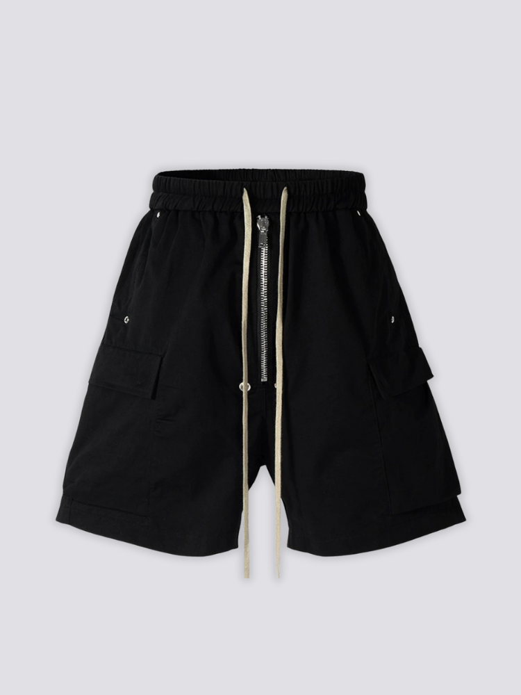 Black Cargo Shorts