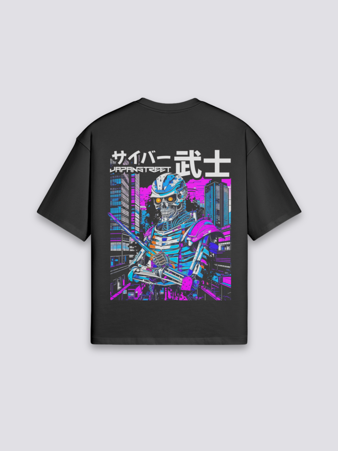 Cyberpunk T-Shirt - サイバーパンク — cyberpunk samurai graphic (3)