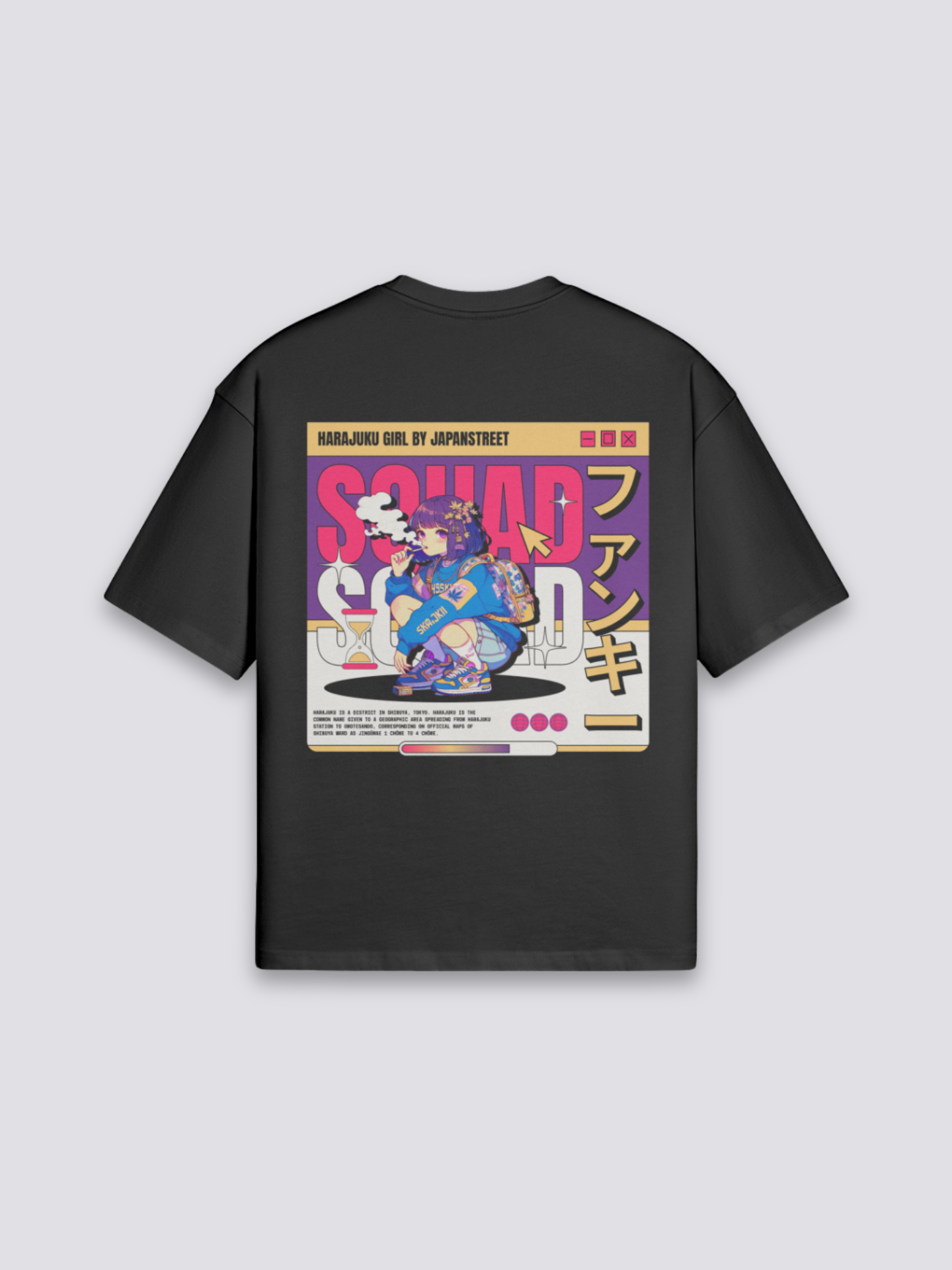 Harajuku T-Shirt - カワイイ — Harajuku kawaii graphic (2)