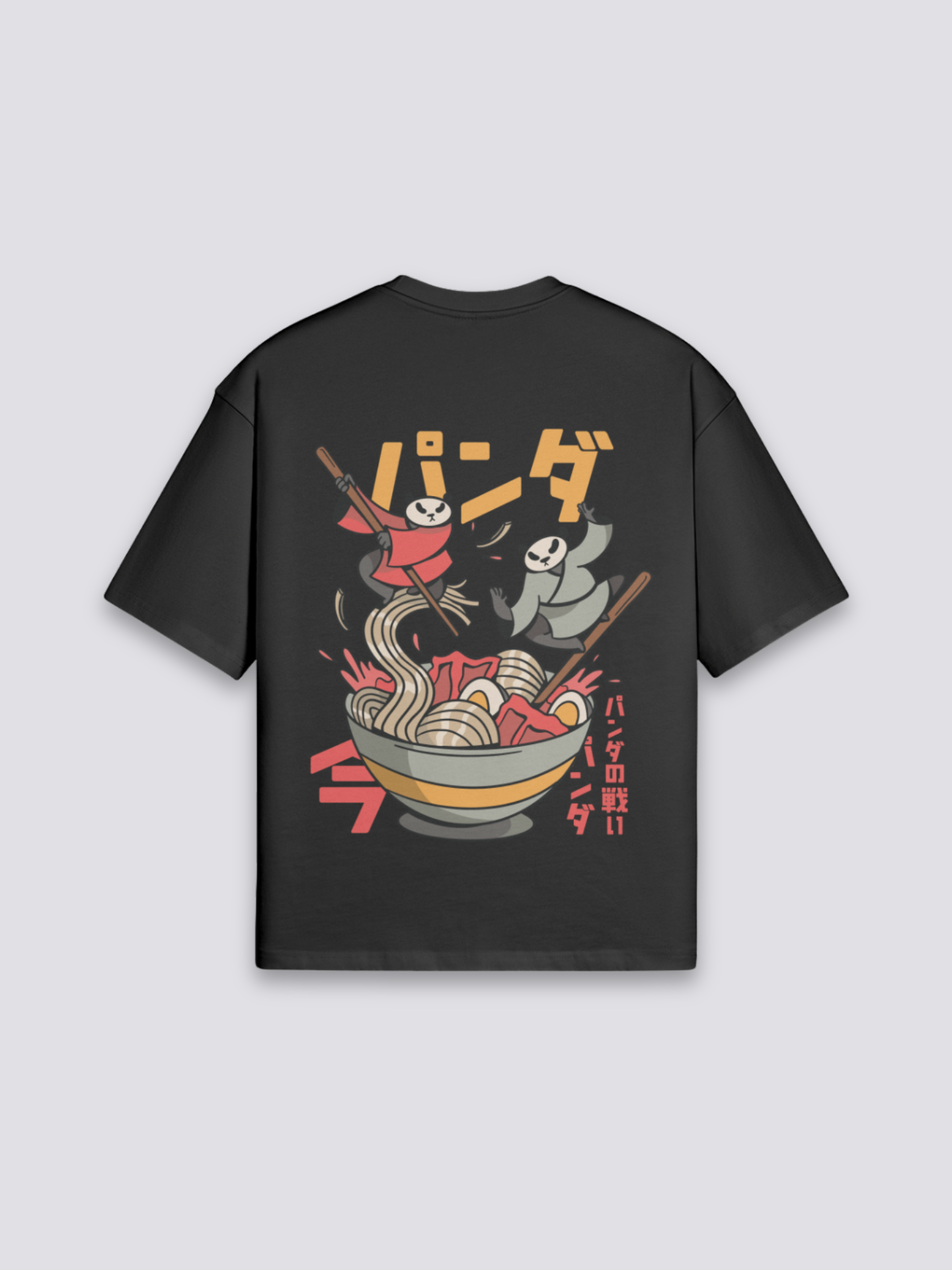 Japanese Ramen T-Shirt - ラーメン — panda ramen graphic (1)