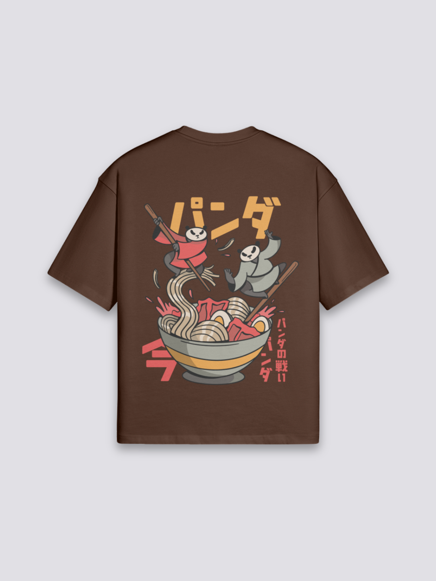 Japanese Ramen T-Shirt - ラーメン — panda ramen graphic (2)
