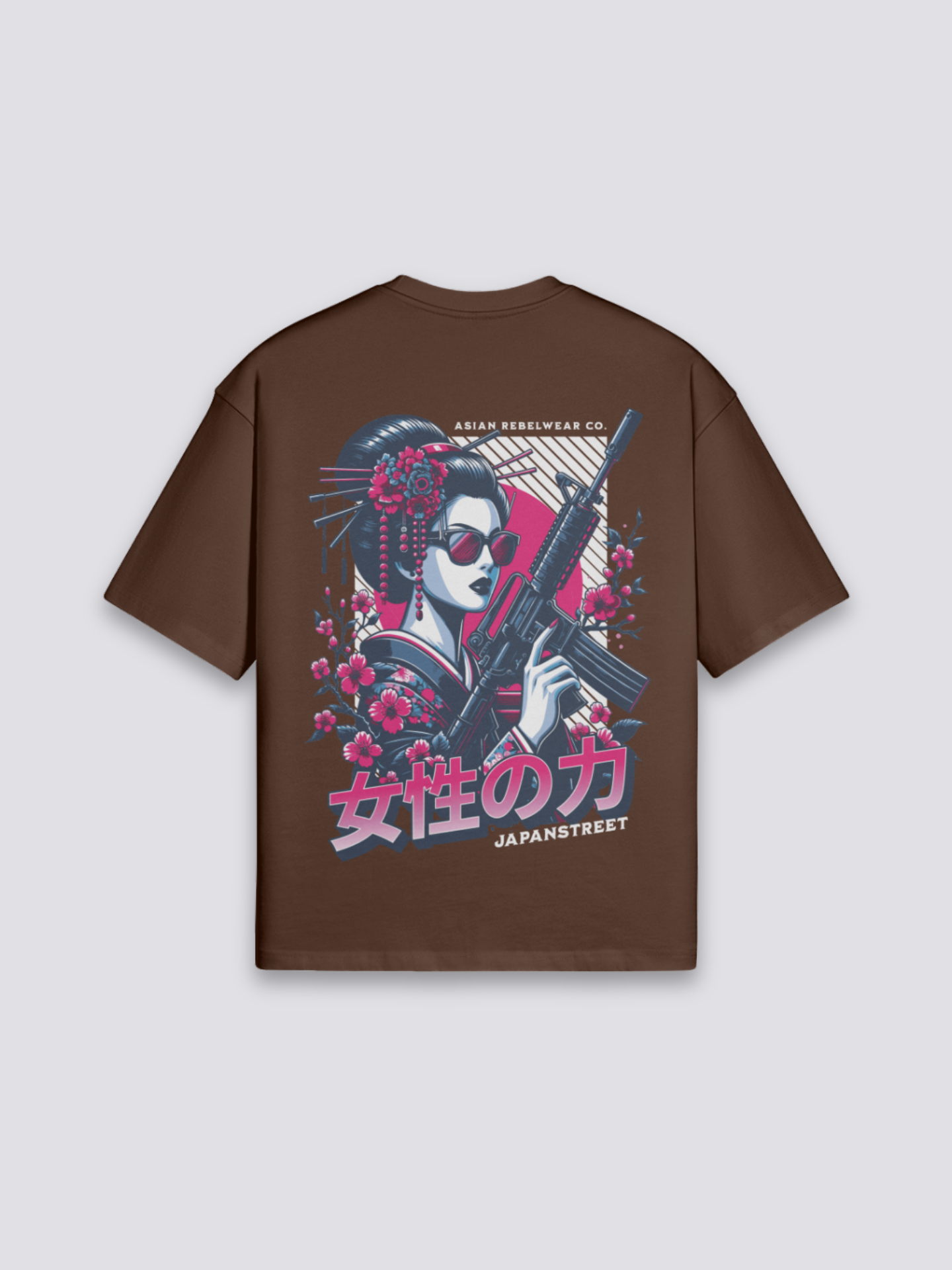 Japanese Streetwear T-Shirt - アーバン — streetwear geisha graphic (3)