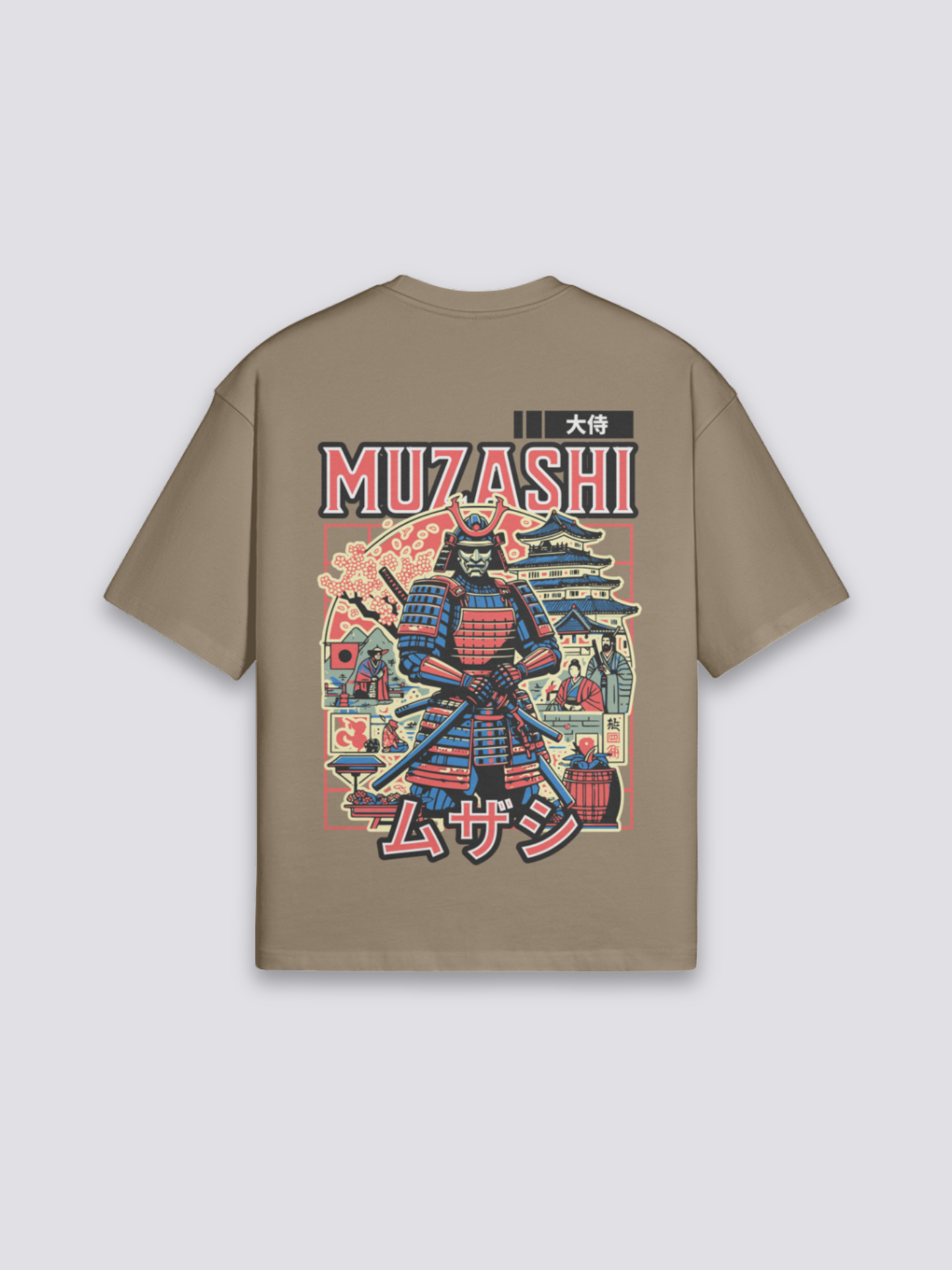 Old Japanese T-Shirt, Musashi Oversized | Japan Clothing – JAPAN