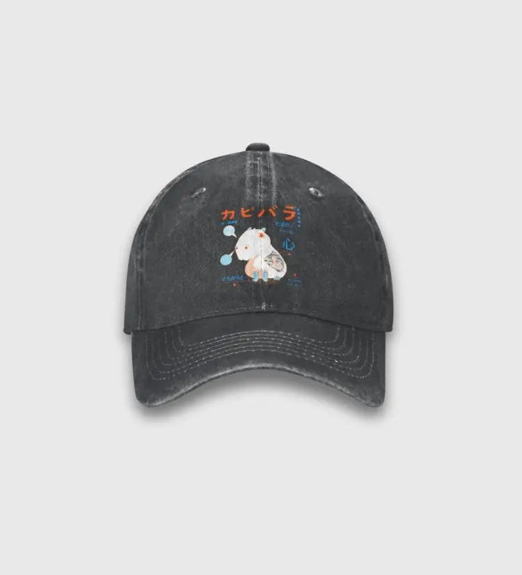 Capybara Japanese Cap