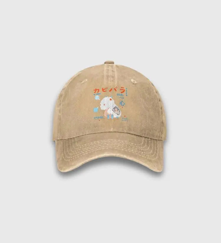 Capybara Japanese Cap