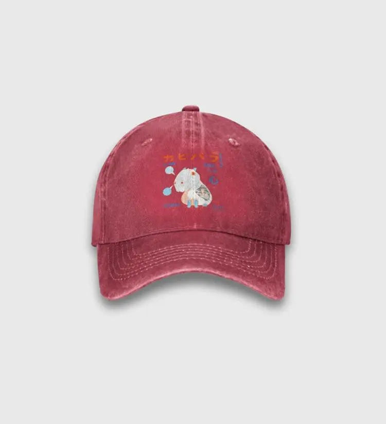 Capybara Japanese Cap